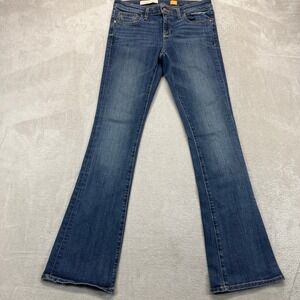 Anthropologie Pilcro and the Letterpress Jeans Women's 28 Stet Flared Boho Denim